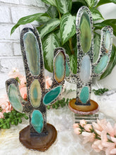 Load image into Gallery: Contempo Crystals - boho-agate-crystal-cactus - Image 7
