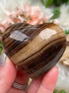 Contempo Crystals - brown-banded-calcite-heart - Image 13