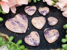 Load image into Gallery: Contempo Crystals - candadian-pink-purple-fluorite-hearts - Image 1
