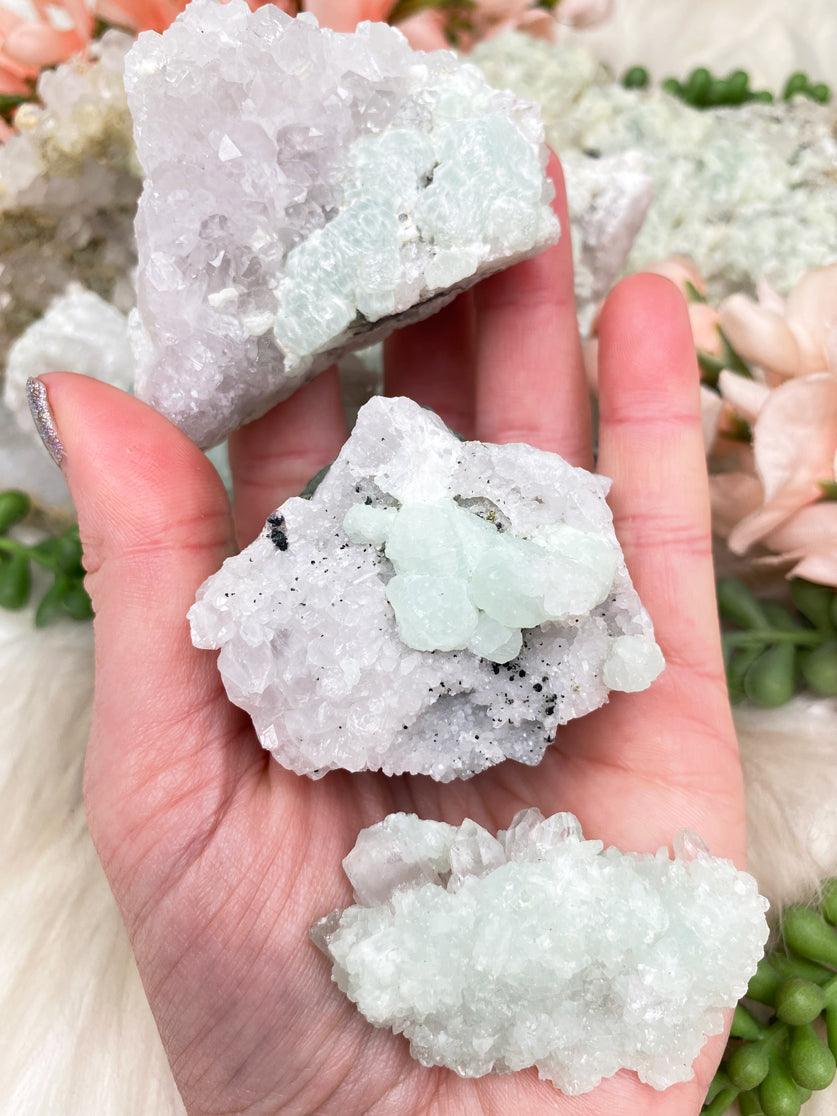 chinese-prehnite-quartz-babingtonite