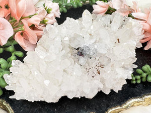 Contempo Crystals - clear-quartz-cluster-with-galena - Image 1