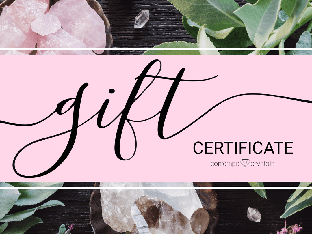 Contempo Crystals - Digital Gift Card for Crystal Shops - Image 1