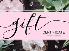 Load image into Gallery: Contempo Crystals - Digital Gift Card for Crystal Shops - Image 1