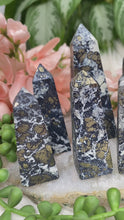 Load image into Gallery: Contempo Crystals - blue-covellite-pyrite-points - Image 2