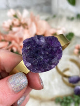 Load image into Gallery: Contempo Crystals - dark-purple-amethyst-cuff - Image 5