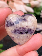 Load image into Gallery: Contempo Crystals - dark-purple-fluorite-pink-heart - Image 8