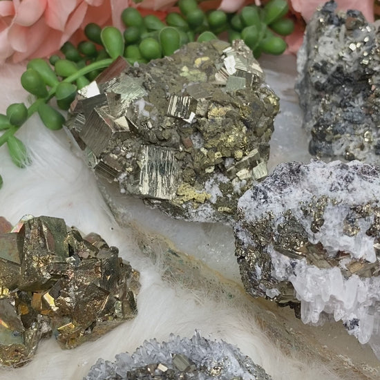 peru-pyrite-clusters-with-quartz