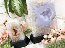 Load image into Gallery: Contempo Crystals -     druzy-agate-quartz-points-blue-yellow - Image 1