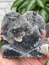 Load image into Gallery: Contempo Crystals - druzy-gray-chalcedony-heart - Image 14