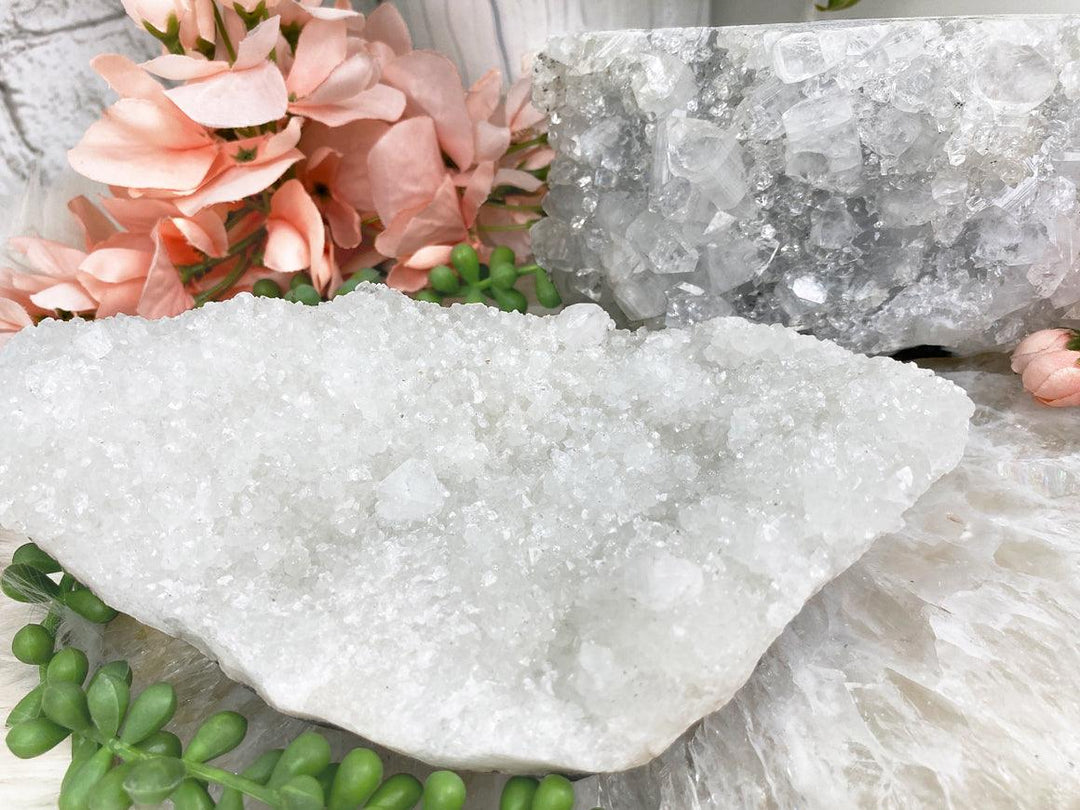 Contempo Crystals - druzy-white-apophyllite-crystals - Image 1