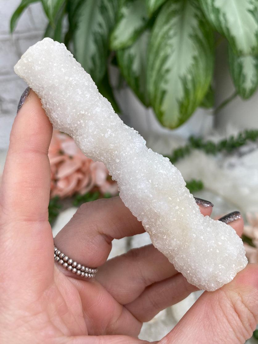 druzy-white-quartz-stalactite