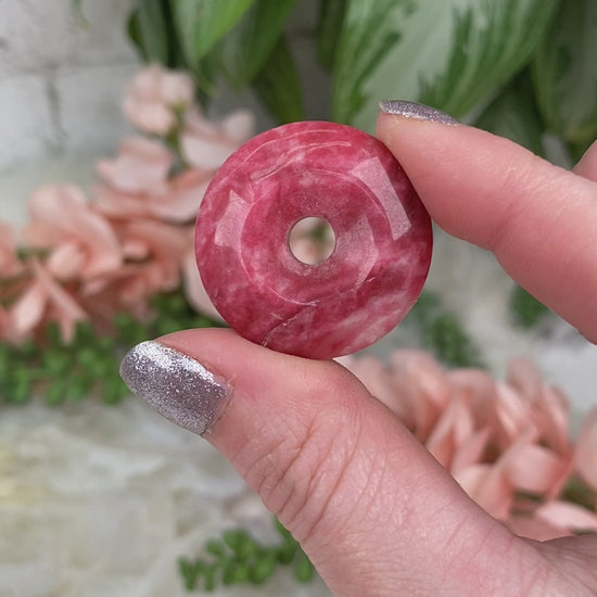 Pink-Thulite-Donut-Pendants-Video