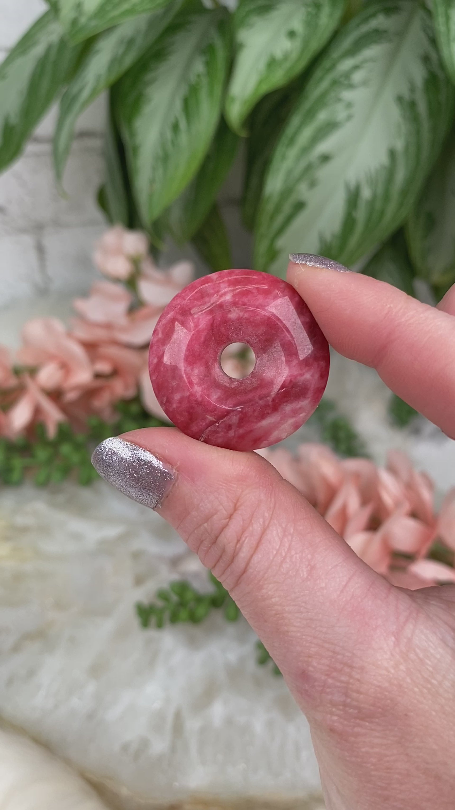 Pink-Thulite-Donut-Pendants-Video