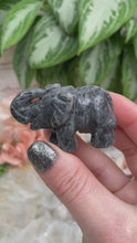 Load image into Gallery: Contempo Crystals - Silver-Flash-Larvikite-Elephant-Crystal-Carving-Video - Image 2