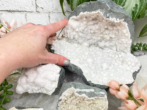 Contempo Crystals - extra-large-white-okenite-geode - Image 4