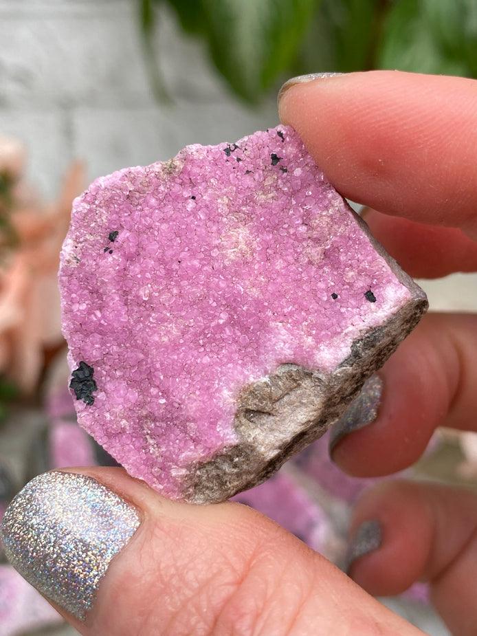 343g Natural Purple Pink Cobalt Cobalto Calcite Crystal Gemstone Rare  Mineral