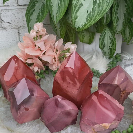 Pink-Mookaite-Points for sale