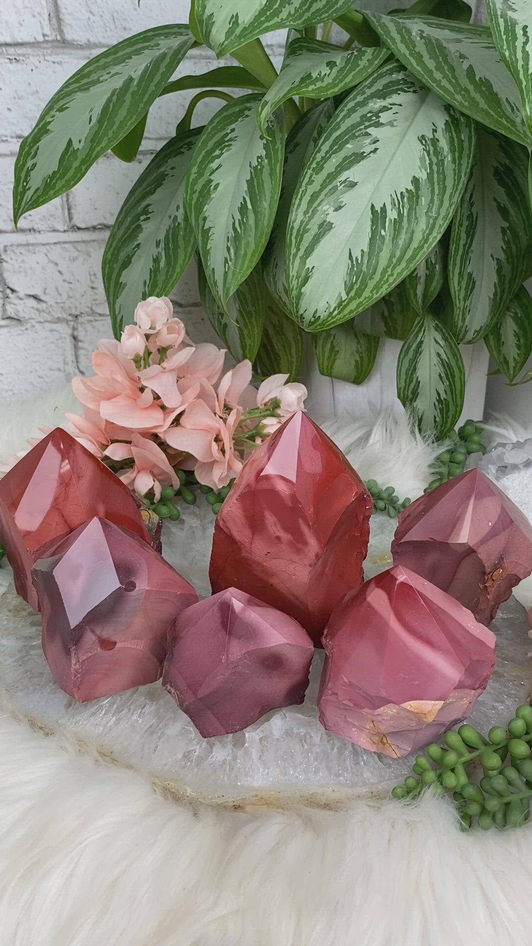 Pink-Mookaite-Points for sale