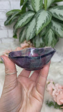Load image into Gallery: Contempo Crystals - High quality fluorite bowl for face mask mixing ring dish video - Image 2