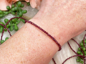 Contempo Crystals - faceted-red-garnet-bracelet - Image 2