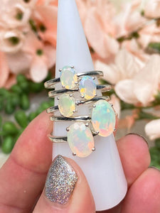 Contempo Crystals - faceted-sterling-silver-opal-rings - Image 3