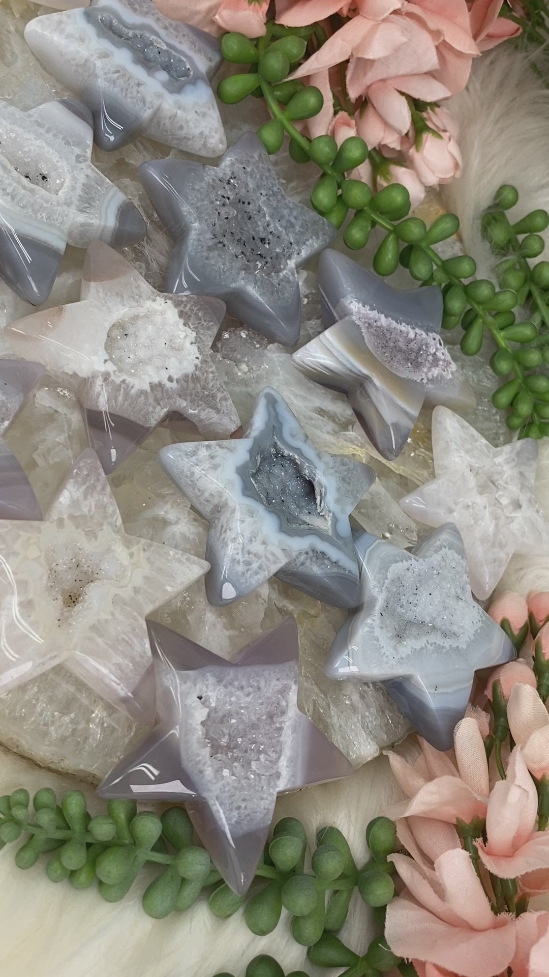 Quartz-Chalcedony-Agate-Stars