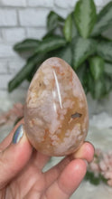 Load image into Gallery: Contempo Crystals - Beautiful little Flower Agate eggs video - Image 2