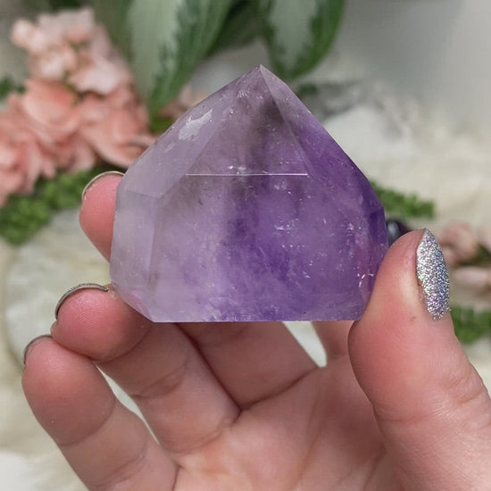 Phantom amethyst points from contempo crystals video