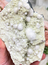 Load image into Gallery: Contempo Crystals - fuzzy-white-okenite-balls-on-green-gyrolite - Image 9