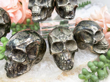 Load image into Gallery: Contempo Crystals -    gold-pyrite-skulls - Image 1