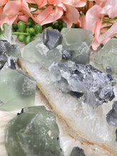 Load image into Gallery: Contempo Crystals - gray-calcite-on-green-fluorite - Image 8