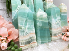 Load image into Gallery: Contempo Crystals - green-calcite-obelisks-for-sale - Image 5