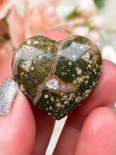 Load image into Gallery: Contempo Crystals - green-ocean-jasper-mini-heart - Image 5