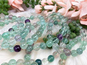Contempo Crystals -    green-purple-fluorite-bracelet - Image 5