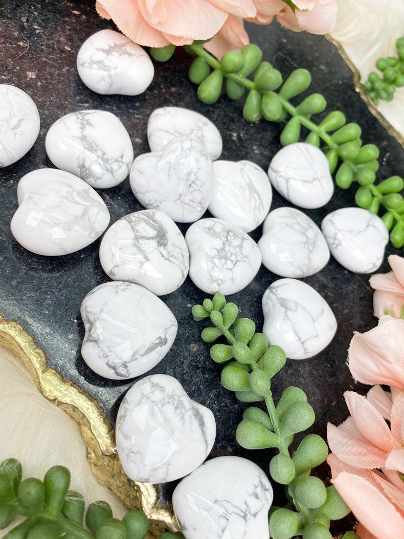 Howlite Hearts for Sale - Great for Gridding or Worry Stone – Contempo ...
