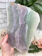 Load image into Gallery: Contempo Crystals - large-green-purple-fluorite-slab - Image 9