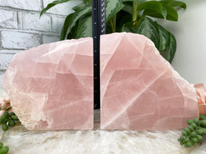 Contempo Crystals - large-rose-quartz-bookends - Image 8