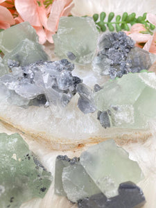 Contempo Crystals - light-green-fluorite-gray-calcite - Image 3