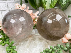 Contempo Crystals - light-smokey-quartz-spheres - Image 2