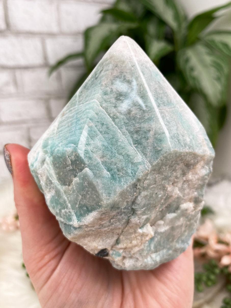 light-teal-amazonite-raw-point