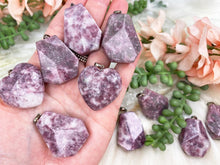 Load image into Gallery: Contempo Crystals -    lilac-lepidolite-pendants - Image 1