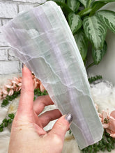 Load image into Gallery: Contempo Crystals - long-green-purple-fluorite-slab - Image 18