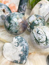 Load image into Gallery: Contempo Crystals - moss-agate-heart-and-spheres - Image 6