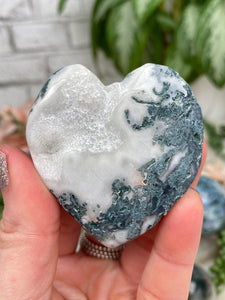 Contempo Crystals - moss-agate-heart - Image 8