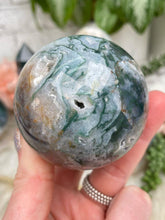 Load image into Gallery: Contempo Crystals - moss-agate-sphere-for-sale - Image 13
