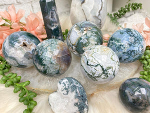 Contempo Crystals - moss-agate-spheres-for-sale - Image 2