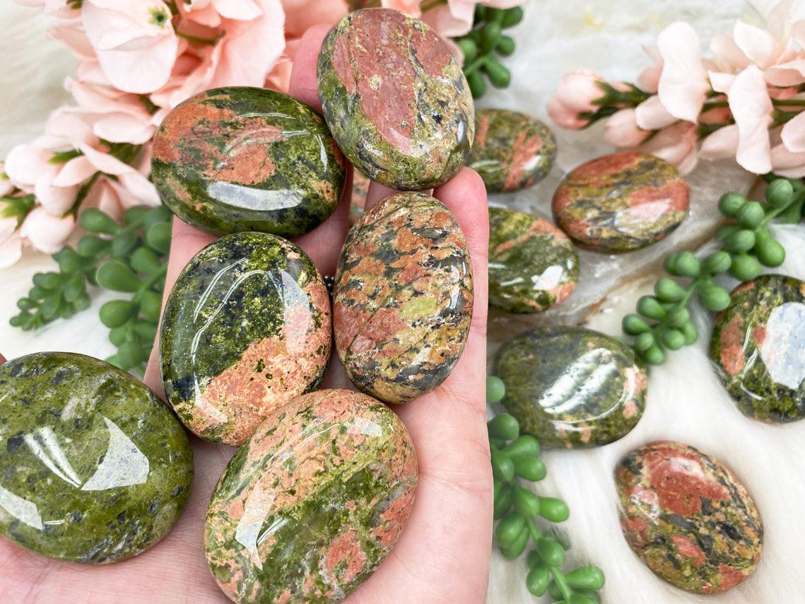 orange-green-unakite-jasper-palm-stone