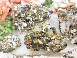 Contempo Crystals -    peru-pyrite-clusters-with-quartz - Image 1
