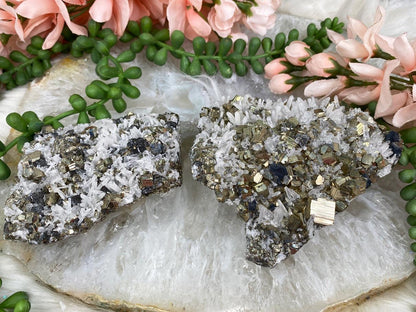 peru-pyrite-quartz-clusters-for-sale