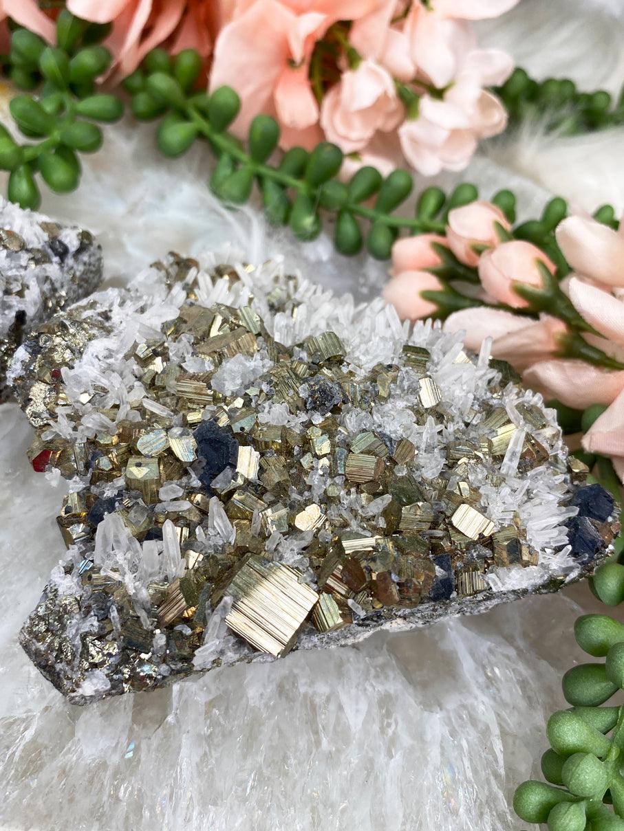 peru-pyrite-quartz-sphalerite-cluster